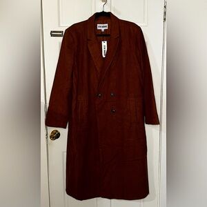 STEVE MADDEN  Trench Coat in Sable Brown